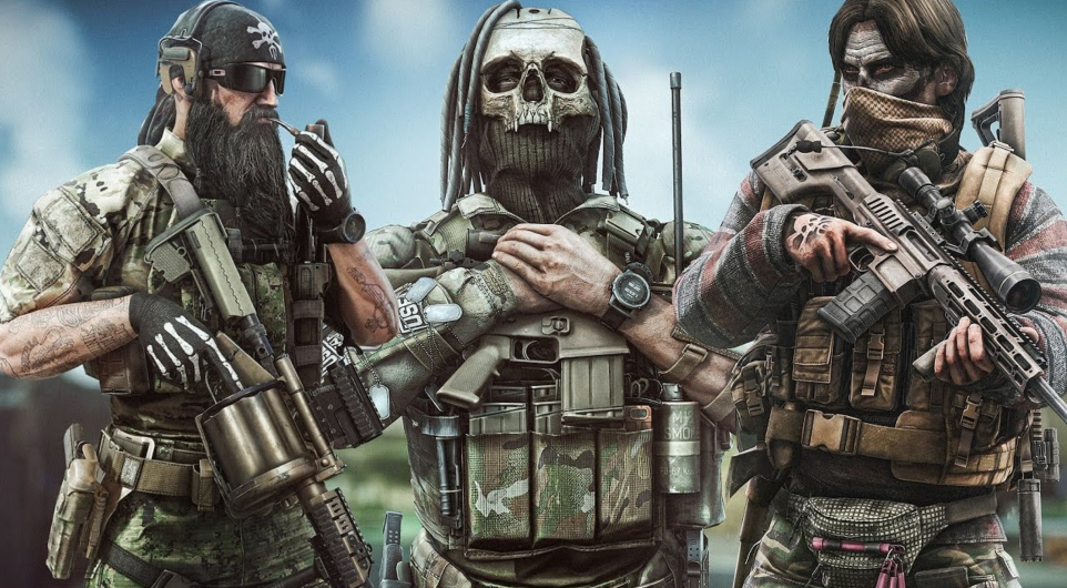 The Goons bosses standing in Escape from Tarkov